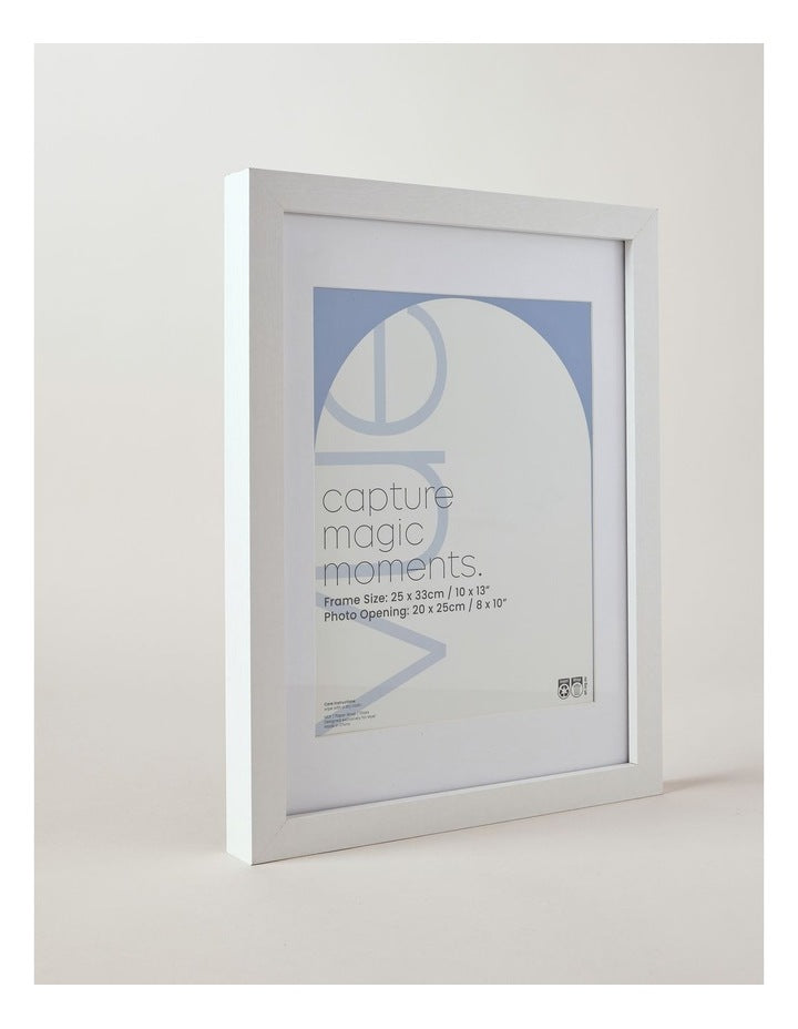 White Photo Frame 25x33/20x25cm
