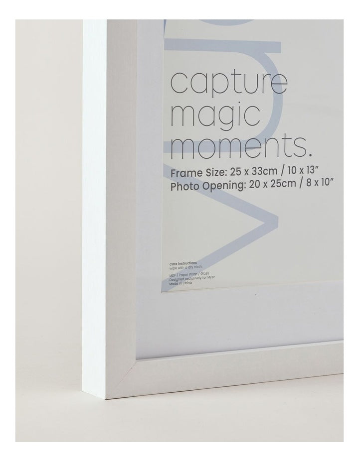 White Photo Frame 25x33/20x25cm