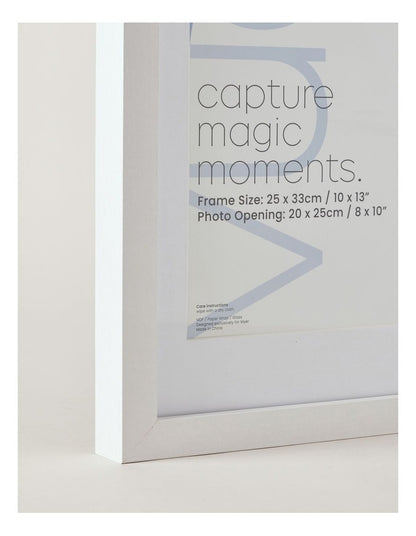 White Photo Frame 25x33/20x25cm
