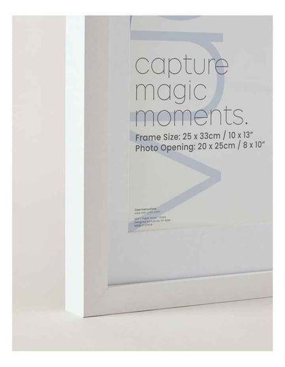 White Photo Frame 25x33/20x25cm