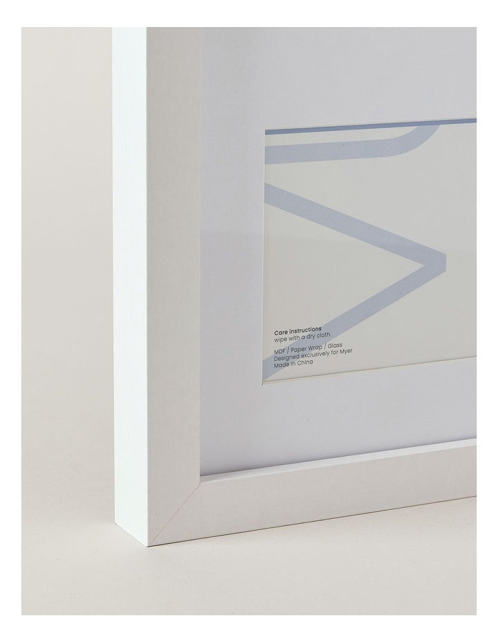 Photo Frame A4/Double 10x15cm in White
