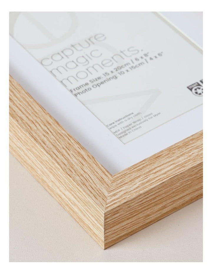 Natural Photo Frame 15x20/10x15cm