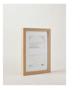 Photo Frame A4/Dbl 10x15cm in Natural