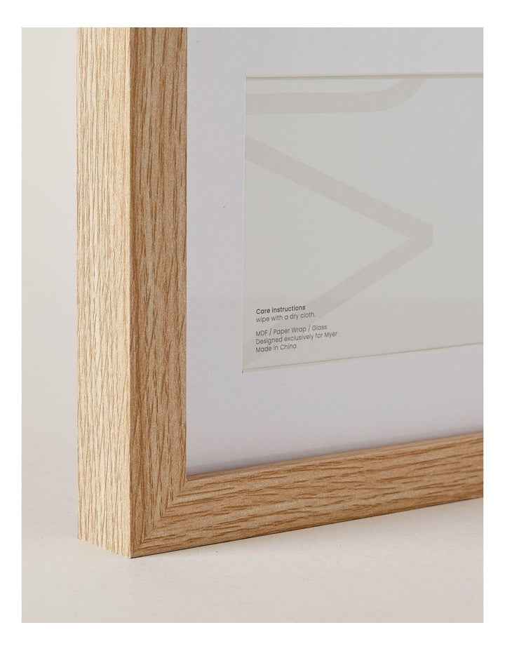 Photo Frame A4/Dbl 10x15cm in Natural