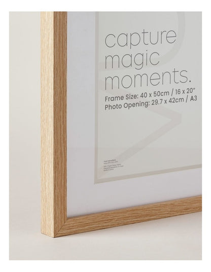 Photo Frame 40x50cm/A3 in Natural