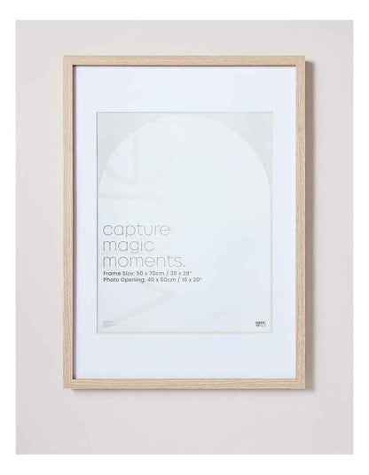 Photo Frame 50x70/40x50cm in Natural