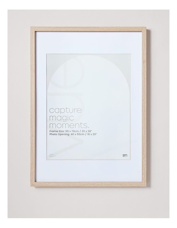 Photo Frame 50x70/40x50cm in Natural