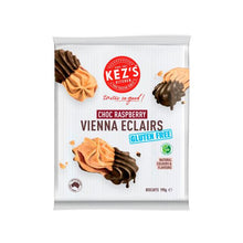 KEZ'S KITCHEN GLUTEN FREE CHOC RASPBERRY VIENNA ECLAIRS 190G