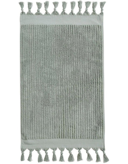 Paros Rib Bath Towel Set in Sage