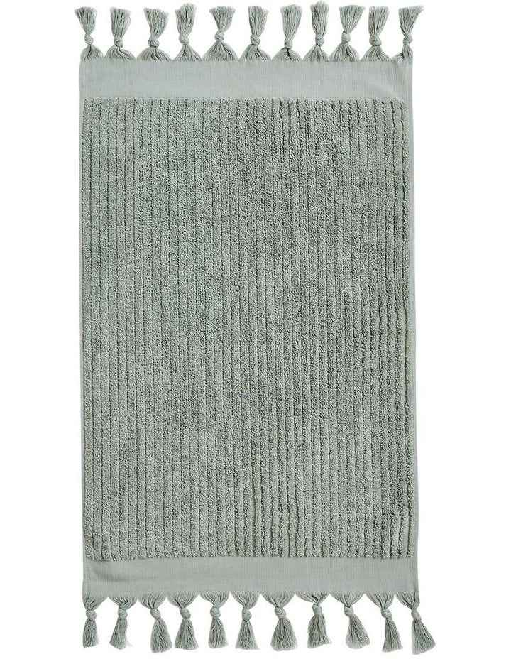 Paros Rib Bath Towel Set in Sage