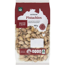 Woolworths Australian Pistachios Roasted & Salted 400g