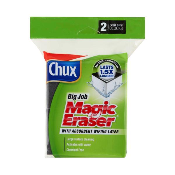 CHUX  MAGIC ERASER EXTRA THICK:EASY ERASING:.:2 PACK