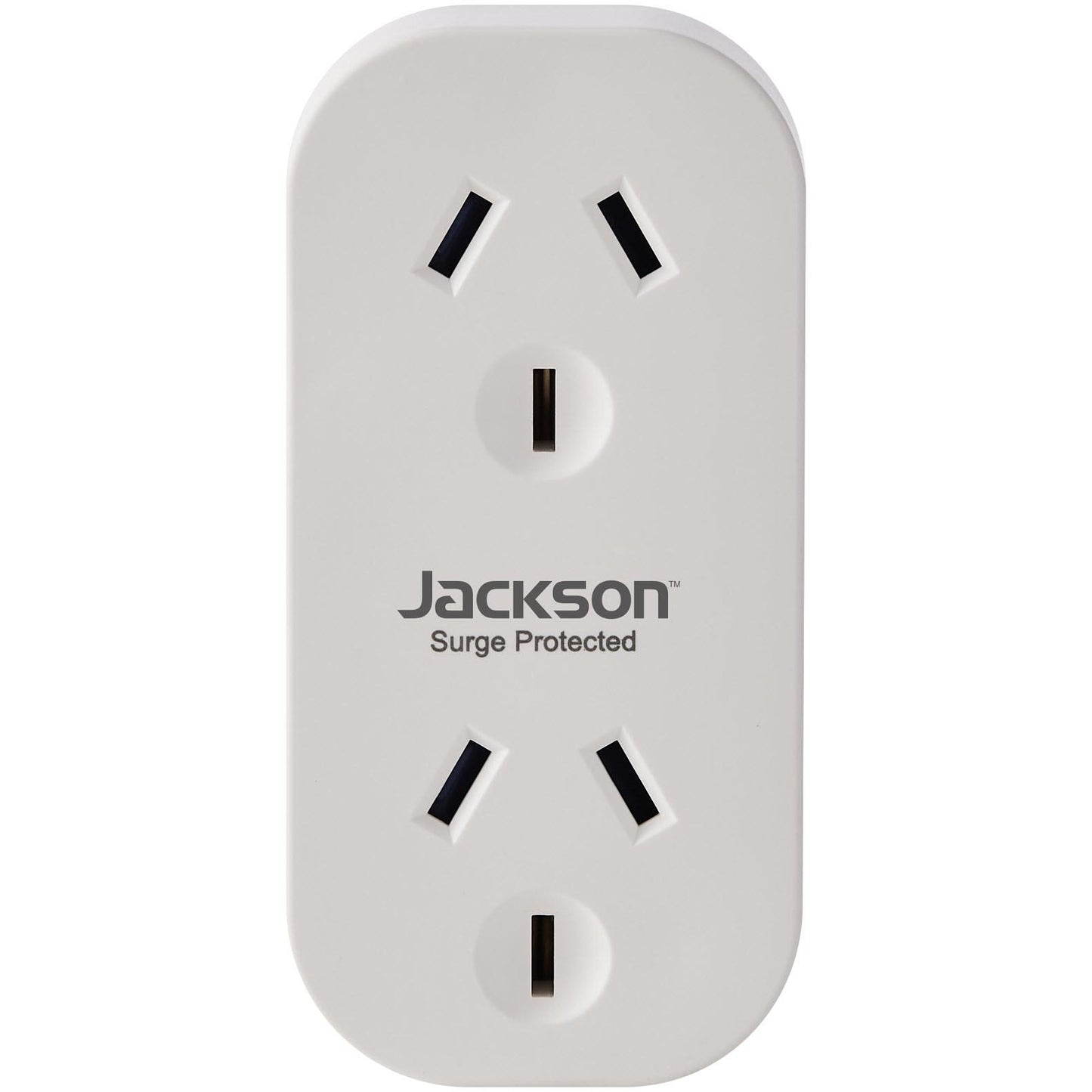 Jackson Vertical Double Adaptor w/ 2 x Power Socket Outlets Surge Protection