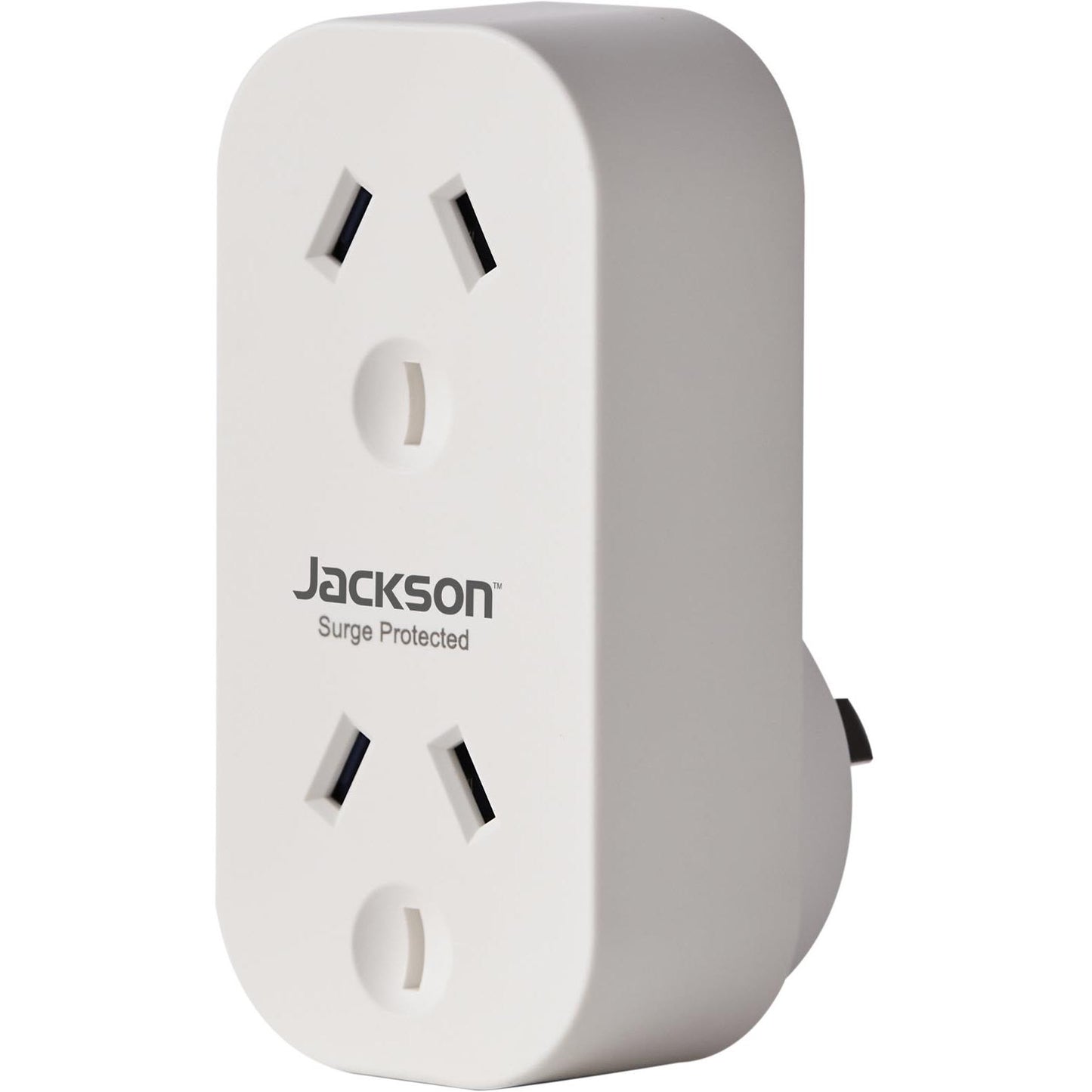 Jackson Vertical Double Adaptor w/ 2 x Power Socket Outlets Surge Protection
