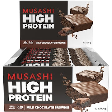 Musashi High Protein Bar Chocolate Brownie 90g