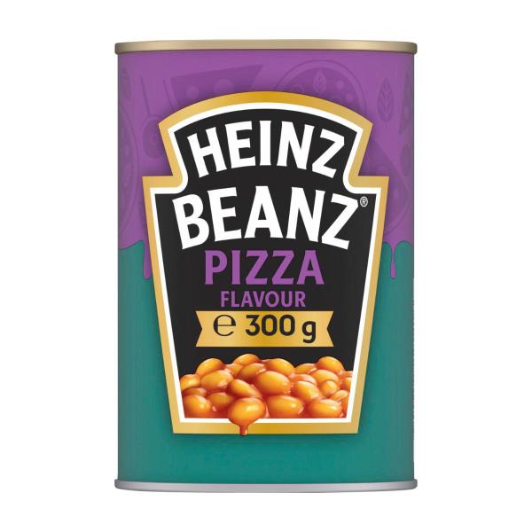 HEINZ BAKED BEANS PIZZA FLAVOUR BEANS 300G