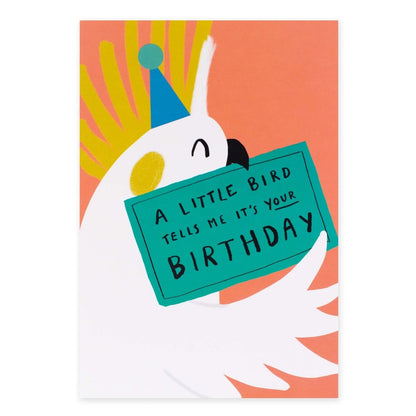 Creative Publishing from Hallmark Birthday Card - Cockatoo
