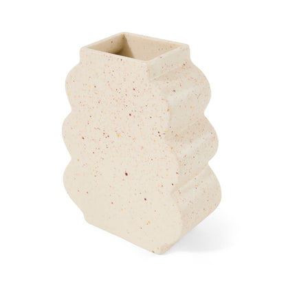 Wavy Ceramic Vase