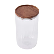 Large Linear Glass Canister