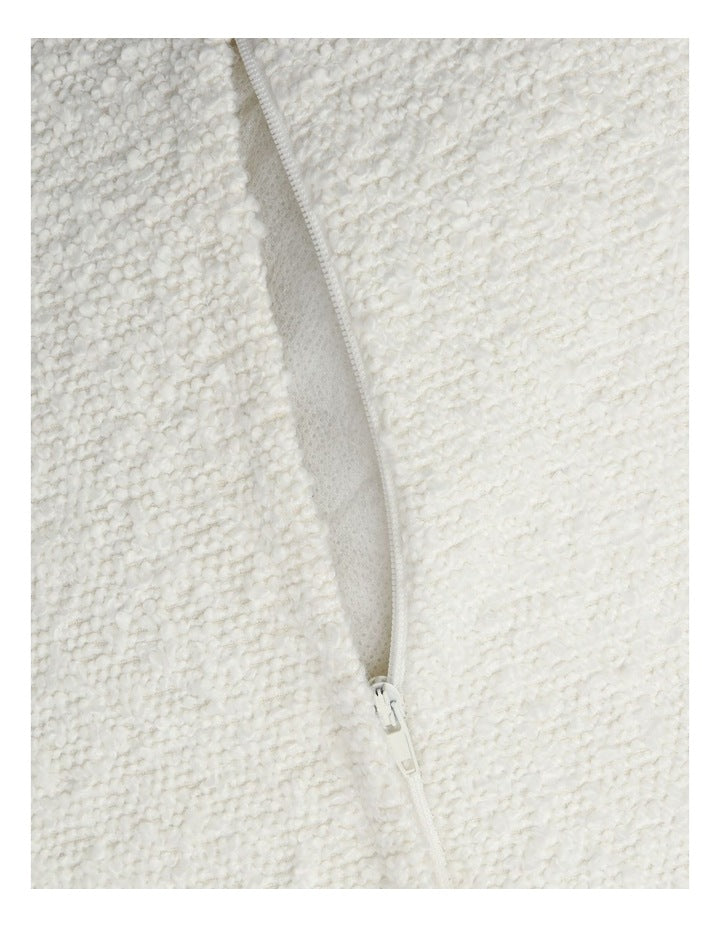 Boucle Cushion in Cloud