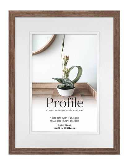 Australian Made Timber Photo Frame 12x16"/8x12" in Chestnut