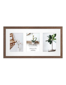Australian Made Timber Collage Photo Frame 10x20"/5x7" in Chestnut