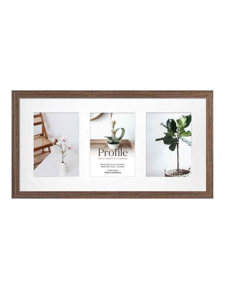 Australia Made Timber Collage Photo Frame 10x20"/5x7" in Chestnut