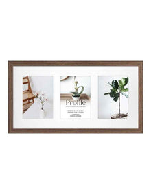 Australia Made Timber Collage Photo Frame 10x20"/5x7" in Chestnut