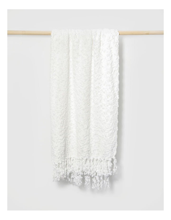 Boucle Throw in Cloud