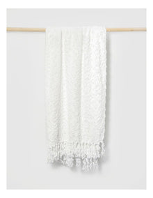 Boucle Throw in Cloud