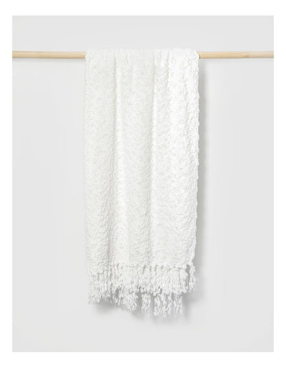 Boucle Throw in Cloud
