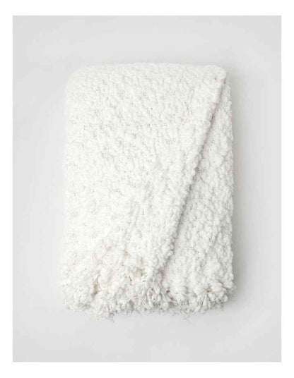 Boucle Throw in Cloud