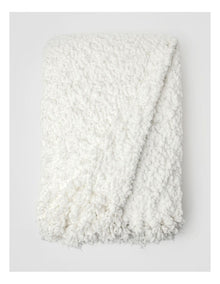 Boucle Throw in Cloud