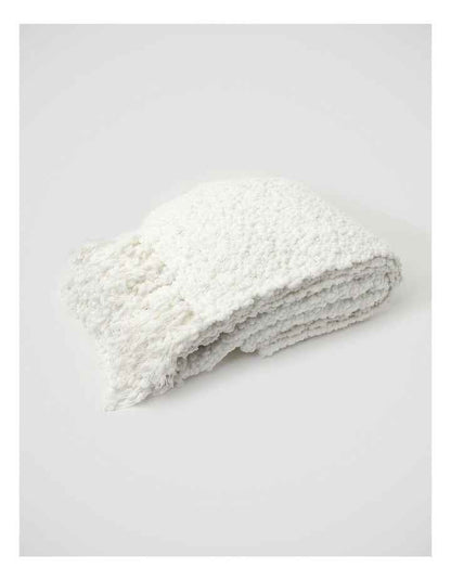 Boucle Throw in Cloud