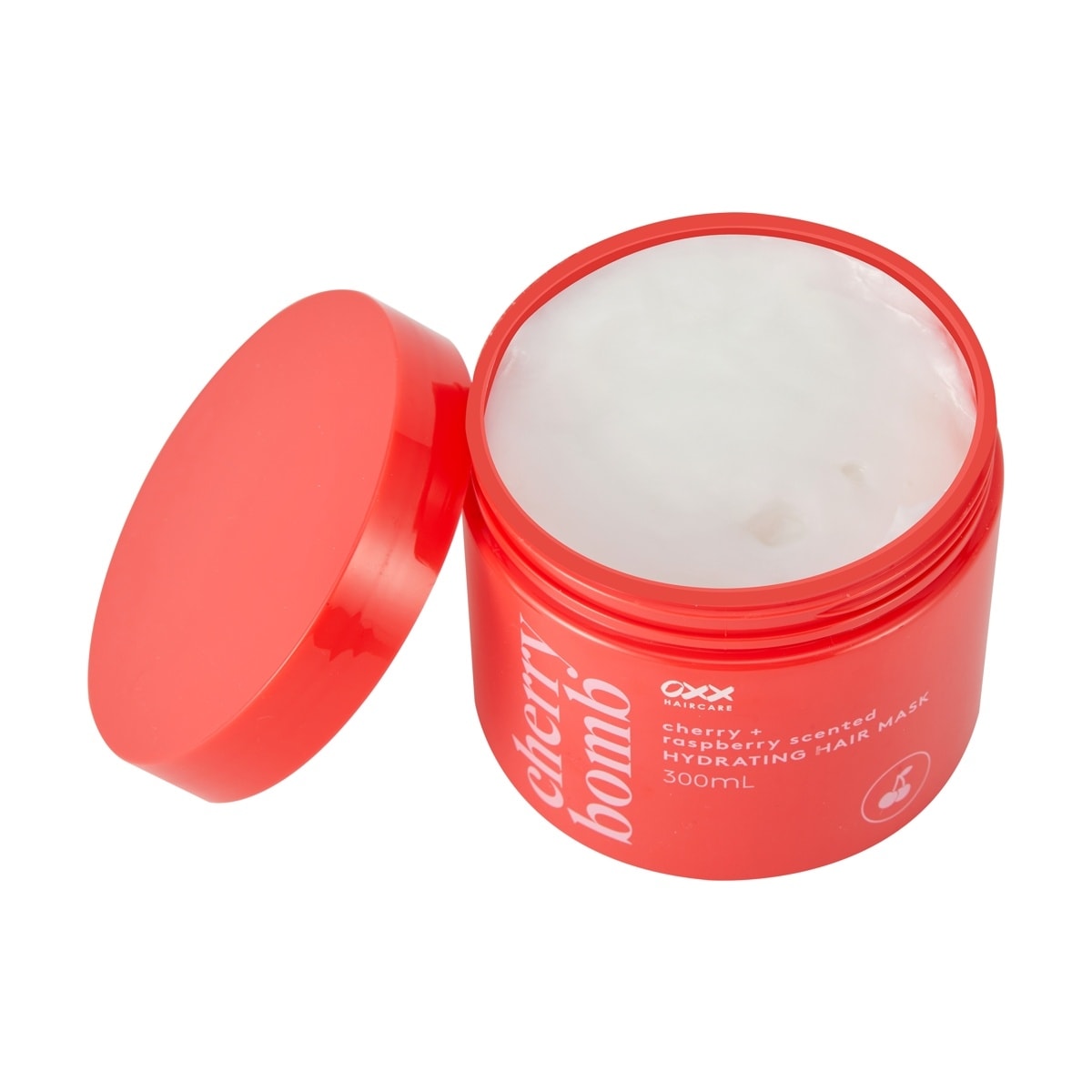 OXX Haircare Cherry Bomb Hydrating Hair Mask 300ml - Cherry and Raspberry Scented