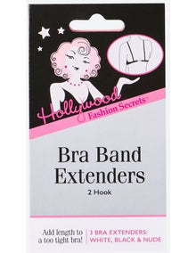 Bra Band Extenders in Clear