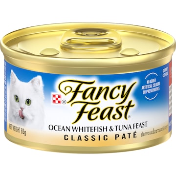 Fancy Feast Ocean whitefish & Tuna Adult Wet Cat Food 85g