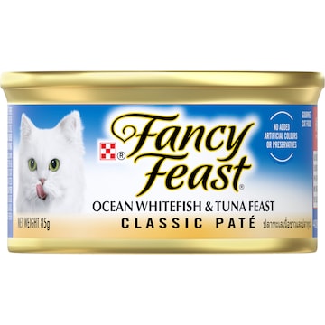 Fancy Feast Ocean whitefish & Tuna Adult Wet Cat Food 85g