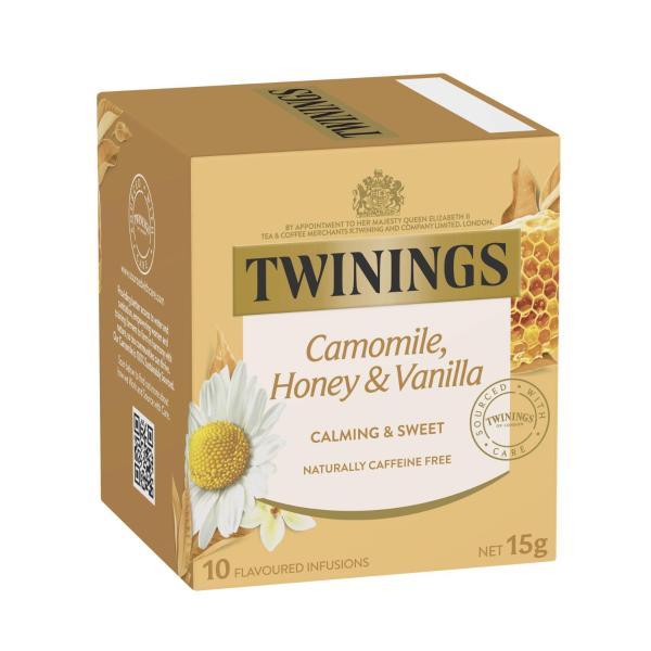 TWININGS CAMOMILE- HONEY & VANILLA INFUSIONS TEA BAGS 10 PACK