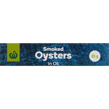 Woolworths Smoked Oysters In Oil 85g