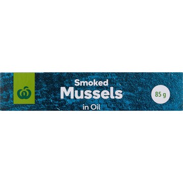 Woolworths Smoked Mussels In Oil 85g