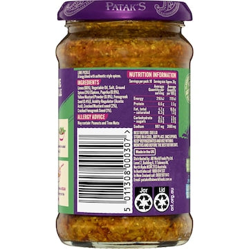 Patak's Lime Pickle Medium 283g