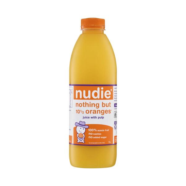 NUDIE NOTHING BUT 100% FRESH JUICE:ORANGE:.:1 LITRE