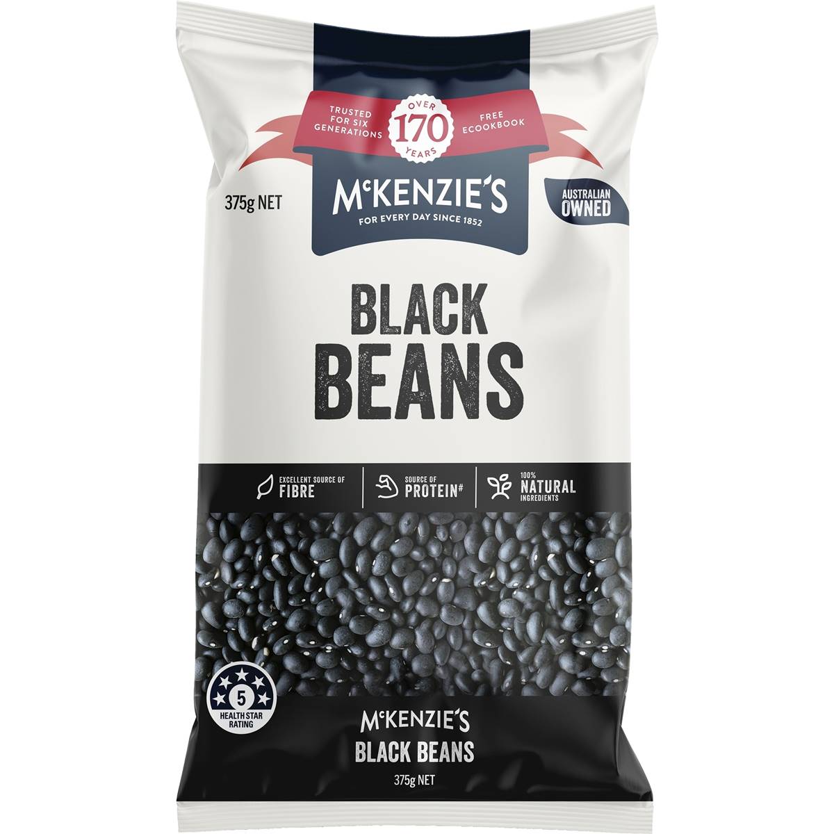 McKenzie's Black Beans 375g