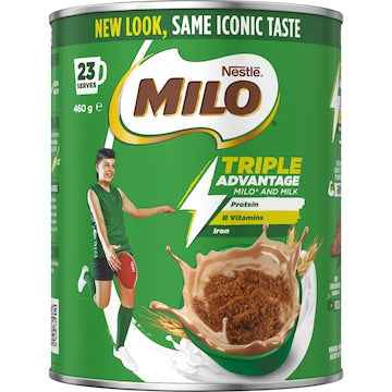Milo Malt Drinking Chocolate Powder Hot Or Cold 460g