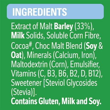 Milo 30% Less Added Sugar Chocolate Drinking Powder Hot or Cold 395g