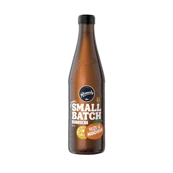 REMEDY SMALL BATCH KOMBUCHA YUZU & MANDARIN 330ML