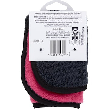 The Balnea Body Company Make Up Removing Facial Cleansing Cloth each