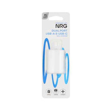 NRG WALL CHARGER USB-A & C:1:EACH