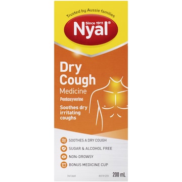 Nyal Cough Medicine For Dry Coughs 200mL